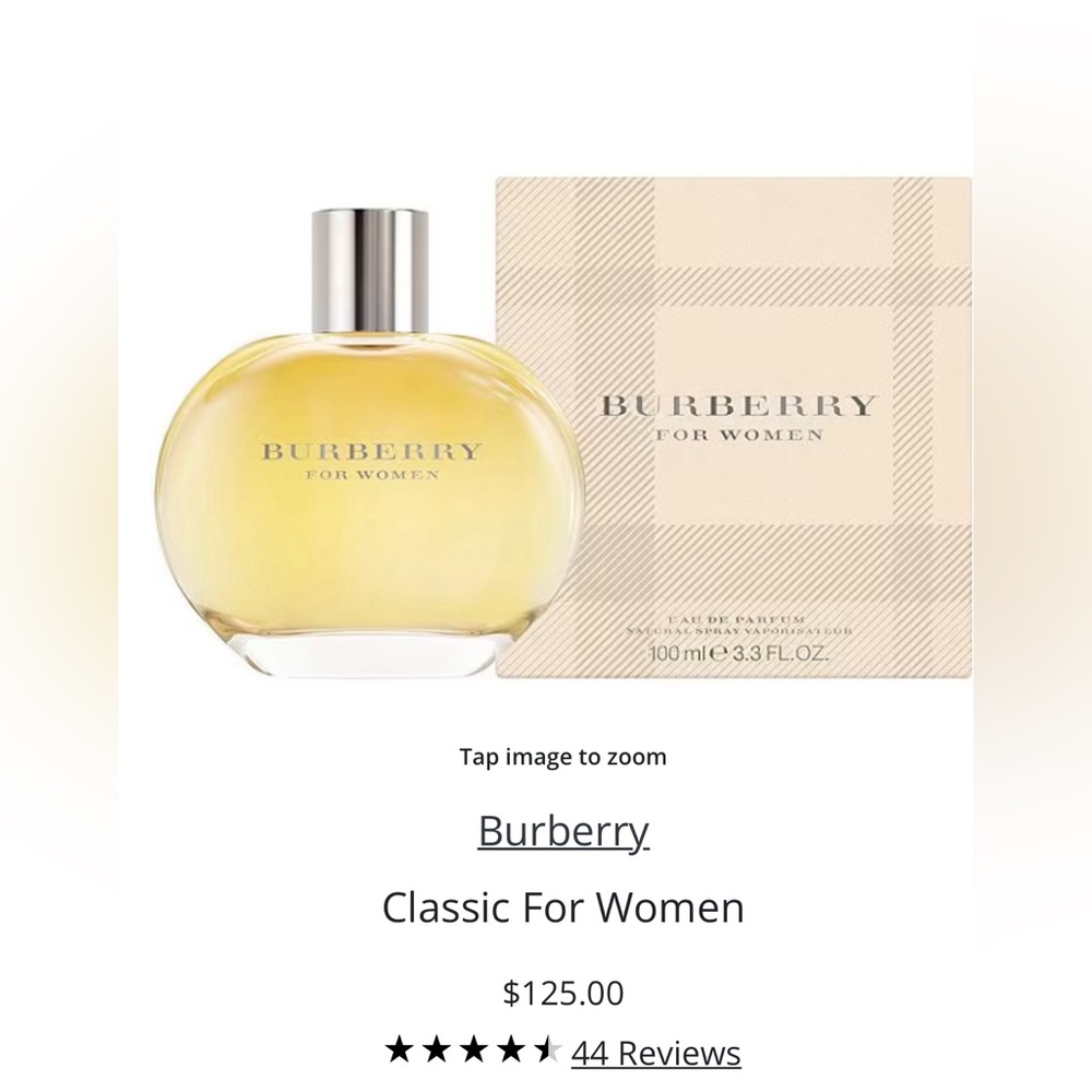 Burberry perfume BRAND NEW gifted